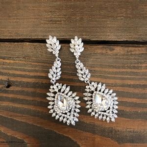 Crystal drop earrings